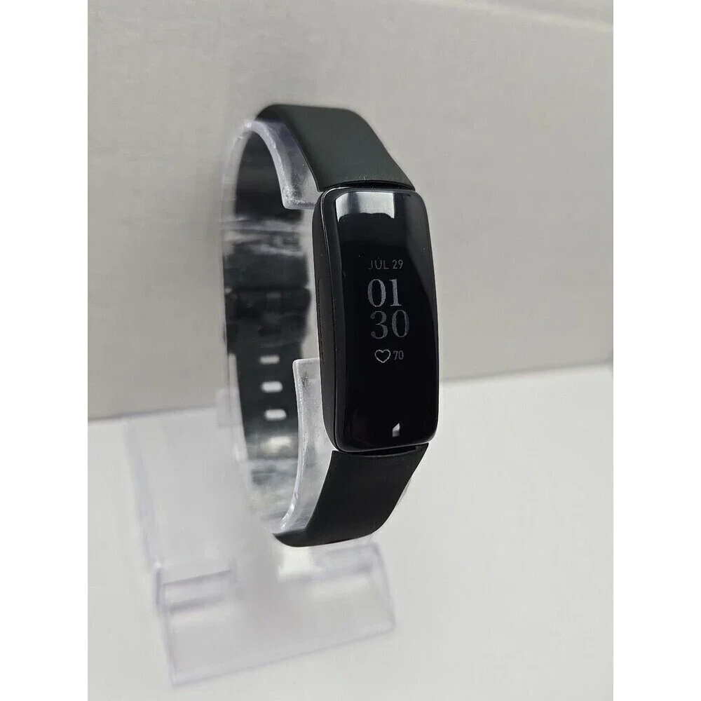 Fitbit Inspire 2 Fitness Tracker Black Heart Rate Monitor Tested No Charger